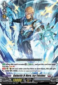 Galactic B-Hero, Icy Teichos - DZ-BT05: Omniscient Awakening - Cardfight Vanguard card