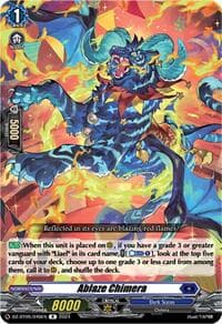 Ablaze Chimera - DZ-BT05: Omniscient Awakening - Cardfight Vanguard card