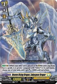 Heaven Rising Dragon, Linkaspear Dragon - DZ-BT05: Omniscient Awakening - Cardfight Vanguard card