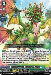 Abundant Yields, Fruitfulness Dragon - DZ-BT05: Omniscient Awakening - Cardfight Vanguard card