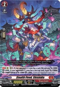 Stealth Fiend, Shishidia - DZ-BT05: Omniscient Awakening - Cardfight Vanguard card