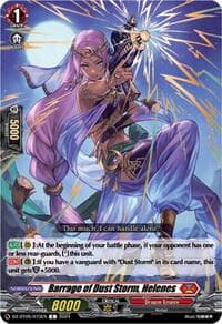 Barrage of Dust Storm, Helenes - DZ-BT05: Omniscient Awakening - Cardfight Vanguard card