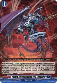 Future Discontinuing Evil Thoughts - DZ-BT05: Omniscient Awakening - Cardfight Vanguard card