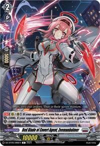 Red Blade of Covert Agent, Zeemanbalmer - DZ-BT05: Omniscient Awakening - Cardfight Vanguard card