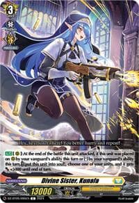 Divine Sister, Kunafa - DZ-BT05: Omniscient Awakening - Cardfight Vanguard card