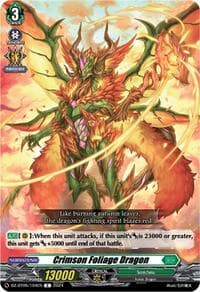 Crimson Foliage Dragon - DZ-BT05: Omniscient Awakening - Cardfight Vanguard card