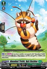Abundant Yields, Apis Racklun - DZ-BT05: Omniscient Awakening - Cardfight Vanguard card