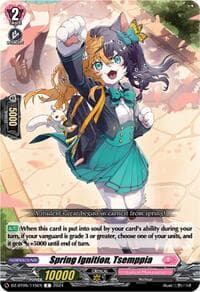 Spring Ignition, Tsemppia - DZ-BT05: Omniscient Awakening - Cardfight Vanguard card