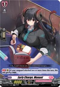 Early Charge, Monuel - DZ-BT05: Omniscient Awakening - Cardfight Vanguard card