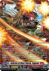 Inferno of Dust Storm, Eugene (FR) - DZ-BT05: Omniscient Awakening - Cardfight Vanguard card