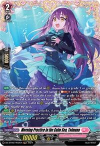 Morning Practice in the Calm Sea, Tolmana (FR) - DZ-BT05: Omniscient Awakening - Cardfight Vanguard card