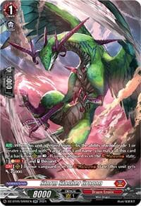 Storm Slasher Dragon (SR) - DZ-BT05: Omniscient Awakening - Cardfight Vanguard card