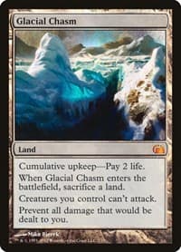 Glacial Chasm - From the Vault: Realms - Magic: The Gathering card