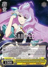 "Ultimate Songstress Mysterious Venus" Mikumo - MACROSS Delta Premium Booster - Weiss Schwarz card