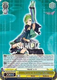 "Music is Love" Reina (DCR) - MACROSS Delta Premium Booster - Weiss Schwarz card