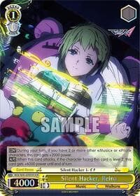 Silent Hacker, Reina (DCR) - MACROSS Delta Premium Booster - Weiss Schwarz card