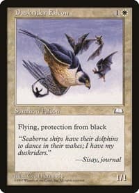Duskrider Falcon - Weatherlight - Magic: The Gathering card