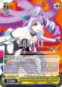 Forbidden Borderline, Mikumo - MACROSS Delta Premium Booster - Weiss Schwarz card