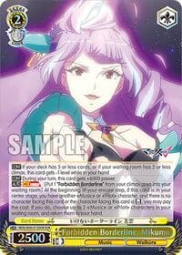 Forbidden Borderline, Mikumo (DCR) - MACROSS Delta Premium Booster - Weiss Schwarz card
