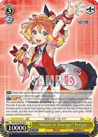 "Music is Energy" Freyja - MACROSS Delta Premium Booster - Weiss Schwarz card