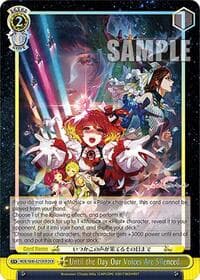 Until the Day Our Voices Are Silenced... (DCR) - MACROSS Delta Premium Booster - Weiss Schwarz card