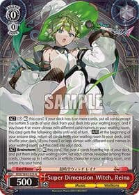Super Dimension Witch, Reina - MACROSS Delta Premium Booster - Weiss Schwarz card