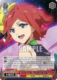 "Battle Ready, Okay ExSolo Idol" Kaname (DCR) - MACROSS Delta Premium Booster - Weiss Schwarz card
