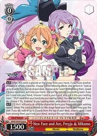 New Face and Ace, Freyja & Mikumo - MACROSS Delta Premium Booster - Weiss Schwarz card