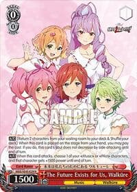 The Future Exists for Us, Walkure - MACROSS Delta Premium Booster - Weiss Schwarz card