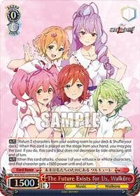 The Future Exists for Us, Walkure (DCR) - MACROSS Delta Premium Booster - Weiss Schwarz card