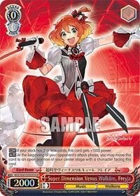 Super Dimension Venus Walkure, Freyja (DCR) - MACROSS Delta Premium Booster - Weiss Schwarz card