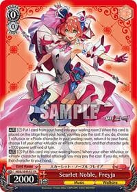 Scarlet Noble, Freyja - MACROSS Delta Premium Booster - Weiss Schwarz card