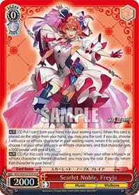 Scarlet Noble, Freyja (DCR) - MACROSS Delta Premium Booster - Weiss Schwarz card
