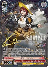 Super Dimension Witch, Kaname (SP) - MACROSS Delta Premium Booster - Weiss Schwarz card