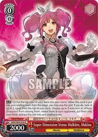 Super Dimension Venus Walkure, Makina - MACROSS Delta Premium Booster - Weiss Schwarz card
