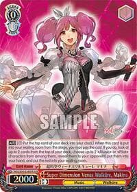 Super Dimension Venus Walkure, Makina (DCR) - MACROSS Delta Premium Booster - Weiss Schwarz card
