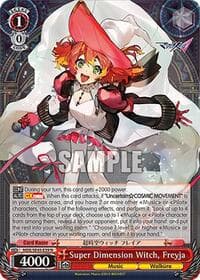 Super Dimension Witch, Freyja - MACROSS Delta Premium Booster - Weiss Schwarz card