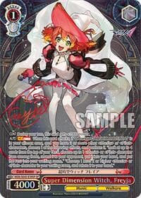 Super Dimension Witch, Freyja (SP) - MACROSS Delta Premium Booster - Weiss Schwarz card