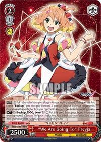 "We Are Going To" Freyja - MACROSS Delta Premium Booster - Weiss Schwarz card