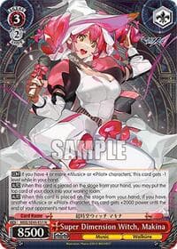 Super Dimension Witch, Makina - MACROSS Delta Premium Booster - Weiss Schwarz card