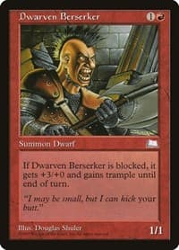 Dwarven Berserker - Weatherlight - Magic: The Gathering card
