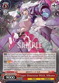 Super Dimension Witch, Mikumo - MACROSS Delta Premium Booster - Weiss Schwarz card