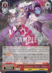 Super Dimension Witch, Mikumo (DCR) - MACROSS Delta Premium Booster - Weiss Schwarz card