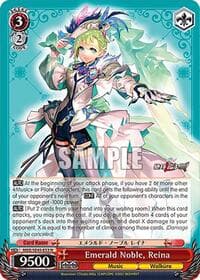 Emerald Noble, Reina - MACROSS Delta Premium Booster - Weiss Schwarz card