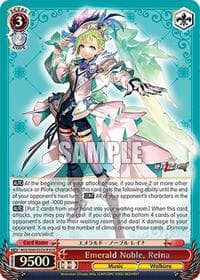 Emerald Noble, Reina (DCR) - MACROSS Delta Premium Booster - Weiss Schwarz card