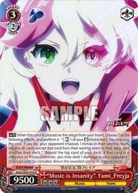 "Music is Insanity" Yami_Freyja - MACROSS Delta Premium Booster - Weiss Schwarz card