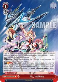 Fly, Walkure - MACROSS Delta Premium Booster - Weiss Schwarz card
