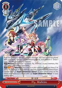 Fly, Walkure (DCR) - MACROSS Delta Premium Booster - Weiss Schwarz card