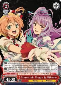 Sturmstoss, Freyja & Mikumo (PR) - MACROSS Delta Premium Booster - Weiss Schwarz card
