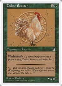 Zodiac Rooster - Portal Three Kingdoms - Magic: The Gathering card